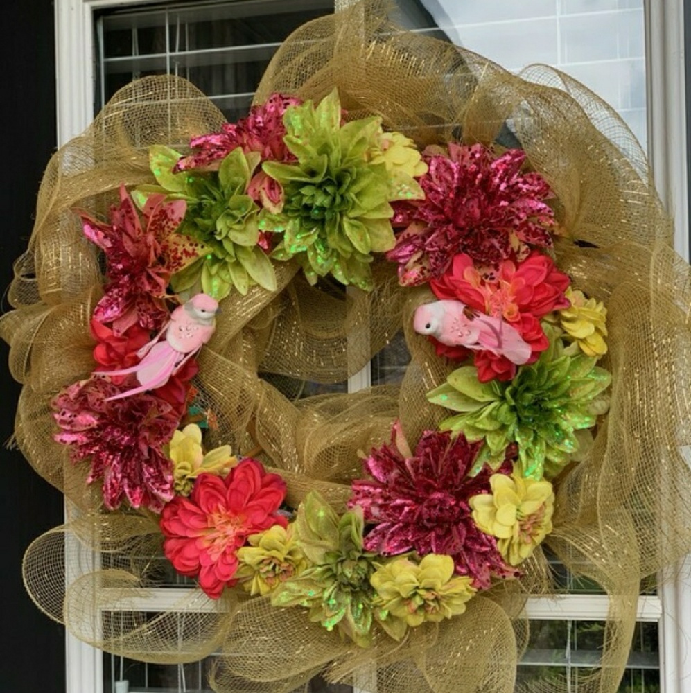 Handcrafted wreath